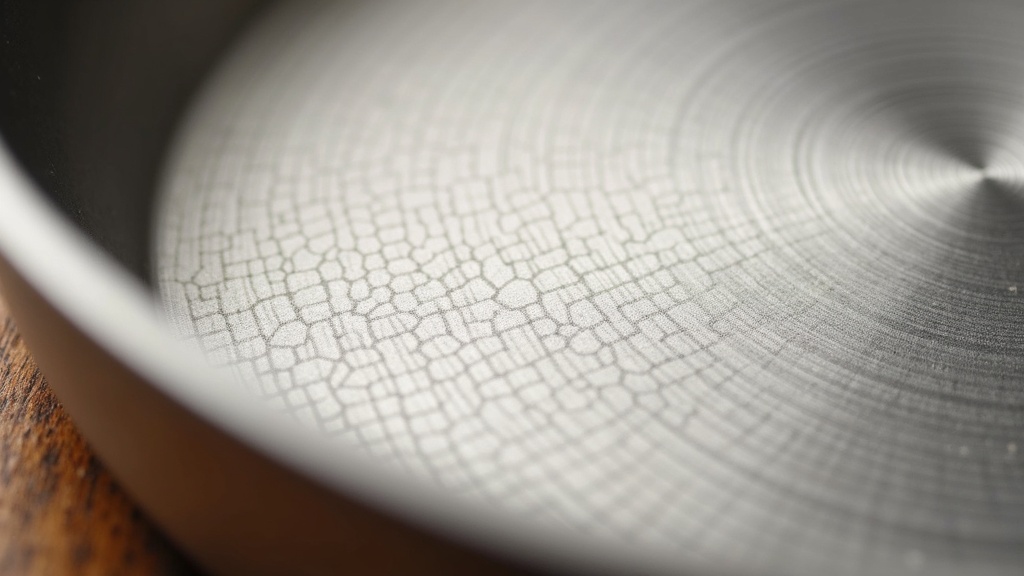 Close-up of the HexClad hexagonal surface